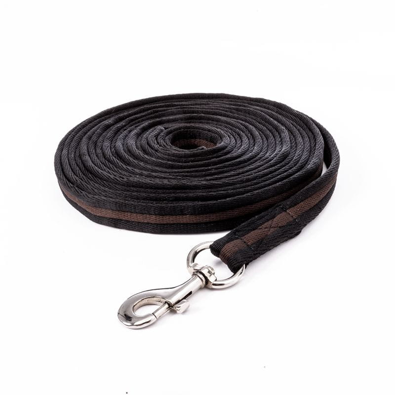 KAVALKADE Lonża BlackDuo czarny / brązowy - Cavalo